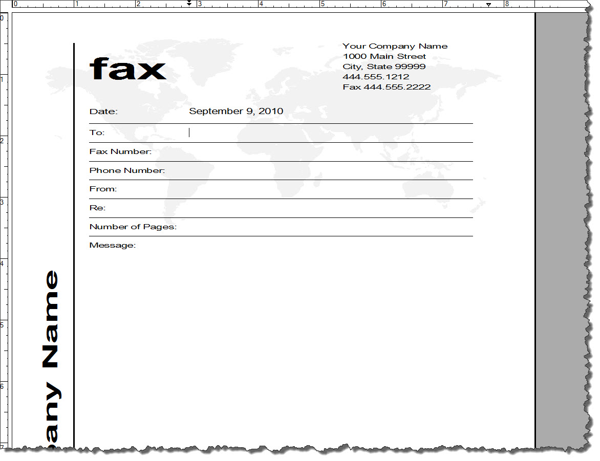 Fax Cover Sheet Templates Free