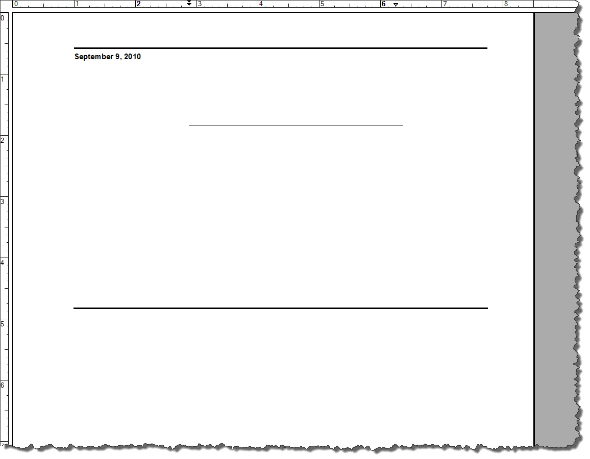 Microsoft Word Technical Memo Template