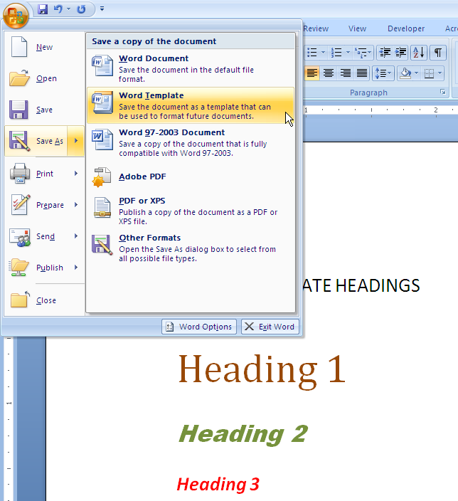 Where Does Word Save Templates 2007