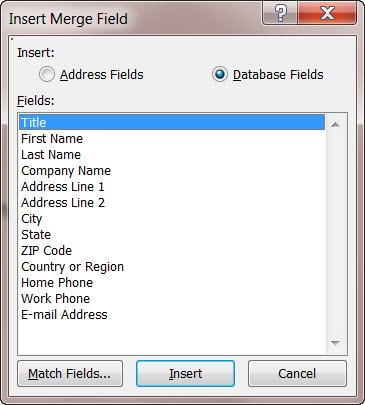 How To Create Merged Letters With Ms Word 2010 S Mail Merge Wizard Technical Communication Center Technical Communication Center