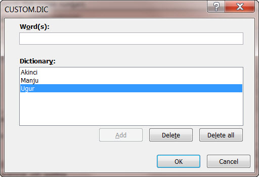 where is custom dictionary in word 2010 where is custom dictionary in word 2010