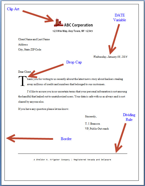 how to make application letter in microsoft word